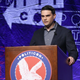 Ben Shapiro speaks onstage during Politicon 2018 at Los Angeles Convention Center.